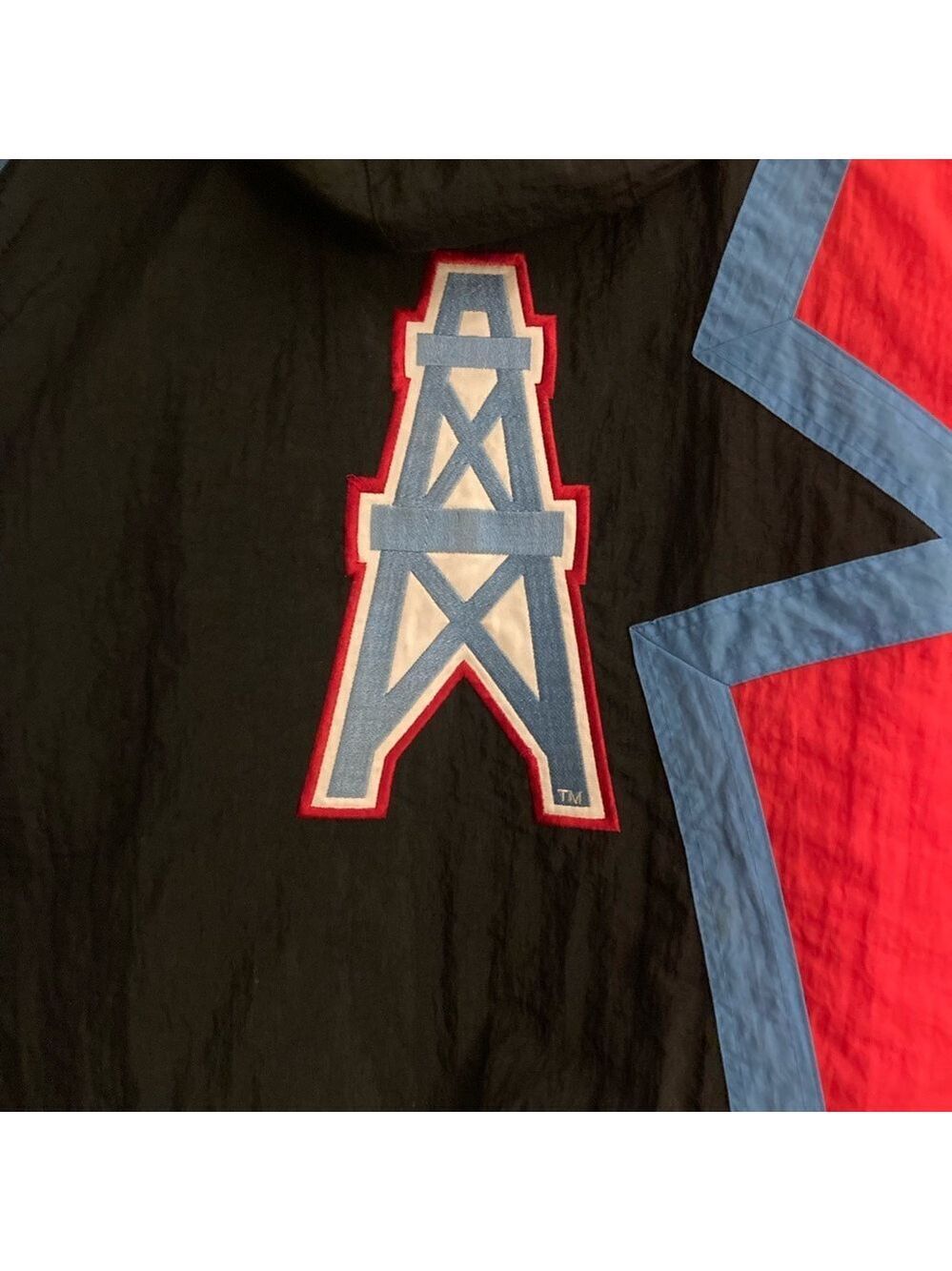 Vintage Houston Oilers NFL ProLine Puffer Hooded Jacket - Picture 5 of 11